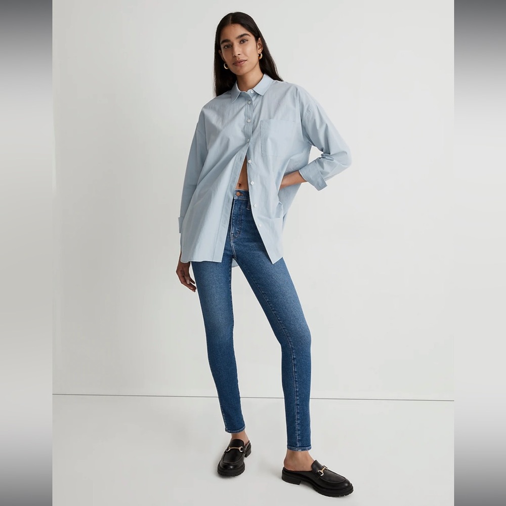Madewell Mid Rise Vintage Skinny Jeans, size 10
